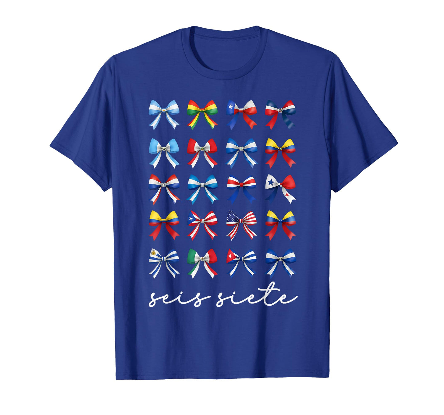 67 Meme SEIS Siete Six Seven Hispanic Funny Spanish Teacher T-Shirt