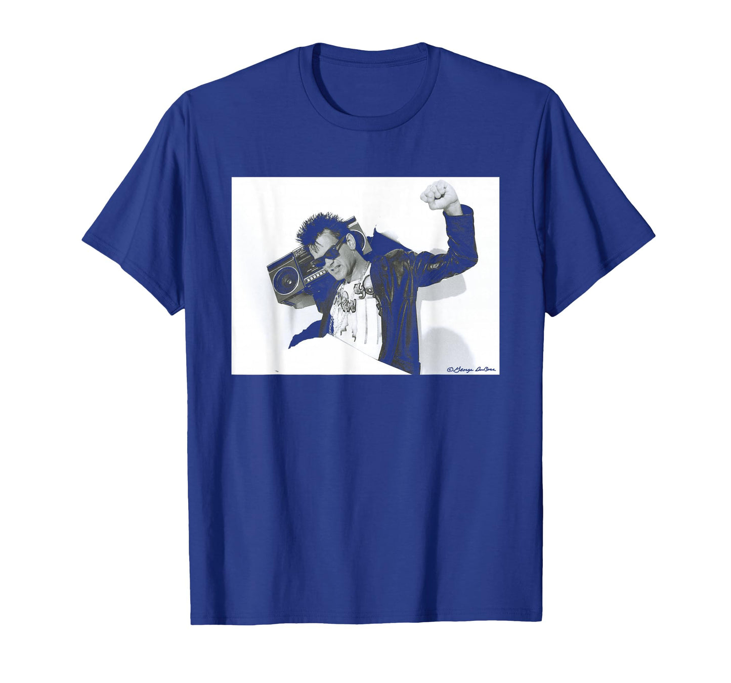Rapper Dee Dee King of The Ramones by George DuBose T-Shirt