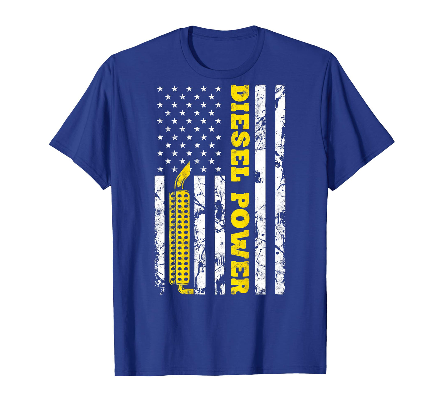 Thin yellow line flag Diesel Power American Driver gift T-Shirt