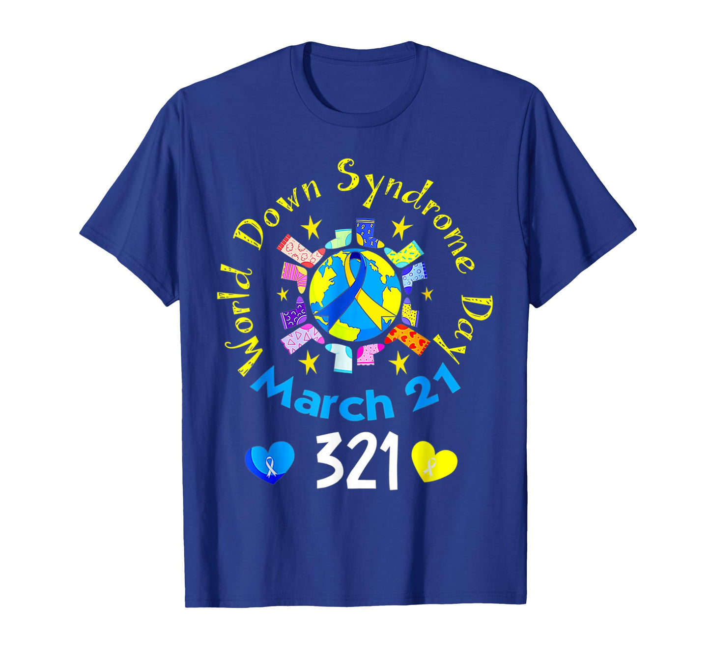 321 World Down Syndrome Awareness Day Rock Your Socks T-Shirt