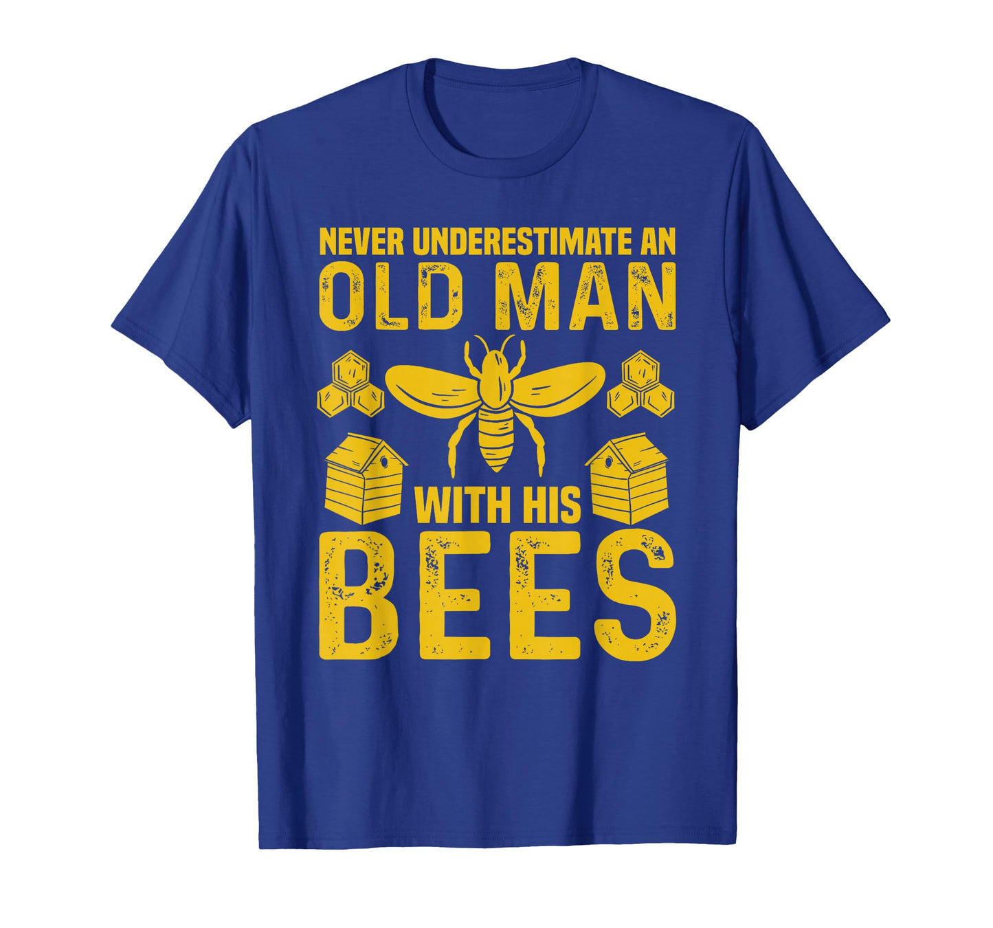 Apiary Bee Keeper an Old Man with His Bees Beekeeping T-Shirt