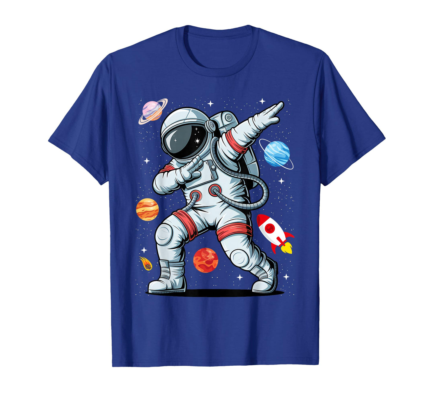 Dabbing Astronaut Dab Astronaut Dancing Space Birthday Party T-Shirt