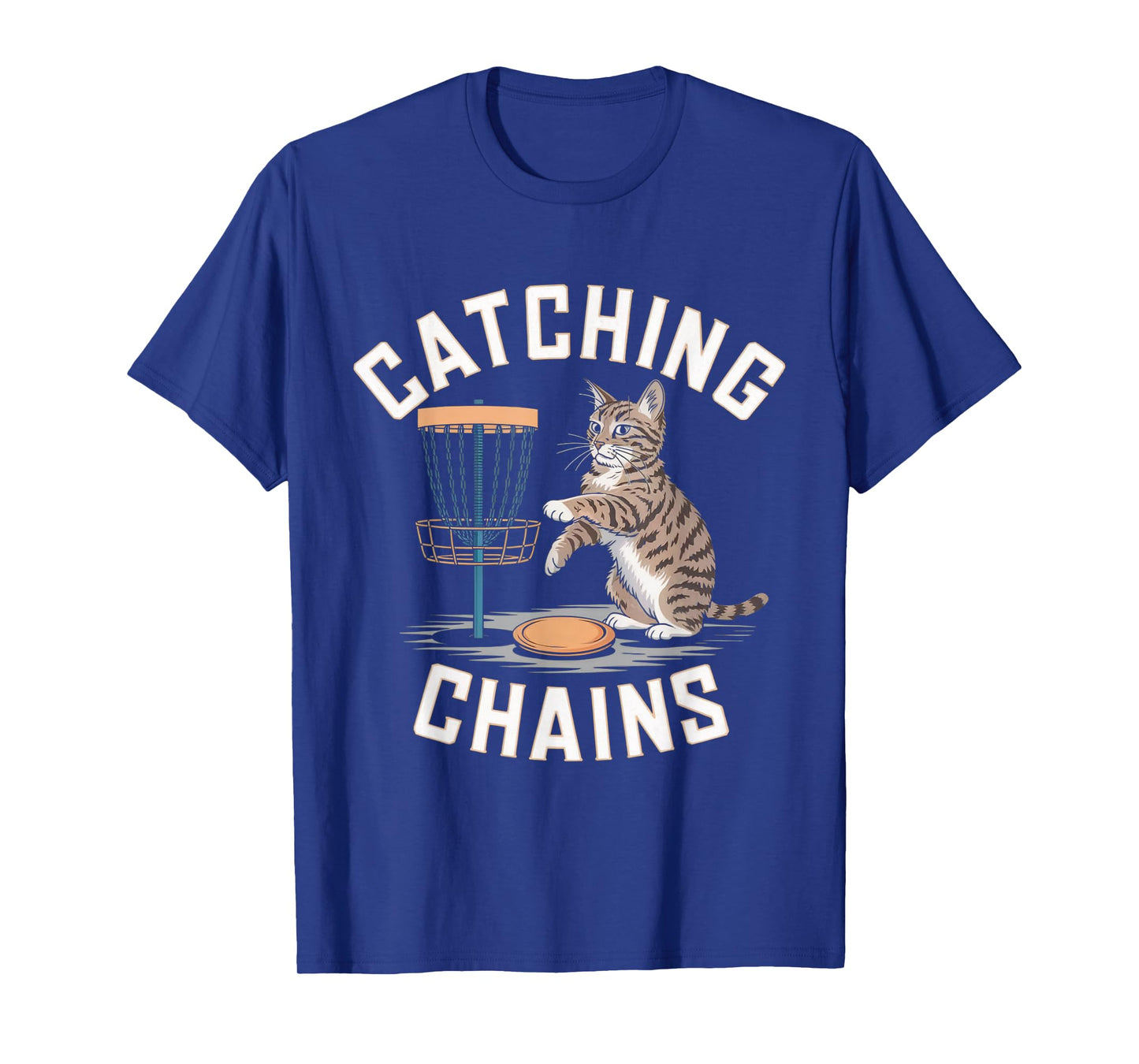 Funny Disc Golf Cat Lover Men Women Disc Golf Player Golfer T-Shirt