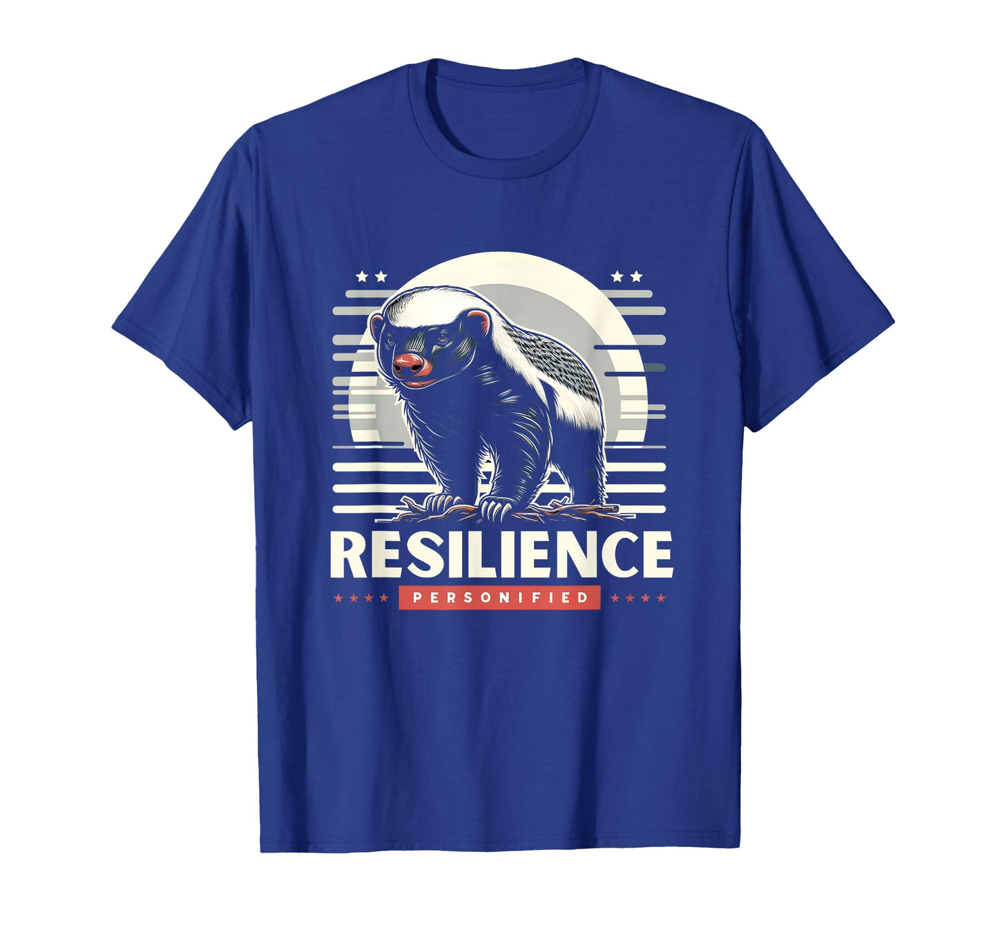 Resilient Honey Badger Motivation Zookeeper T-Shirt