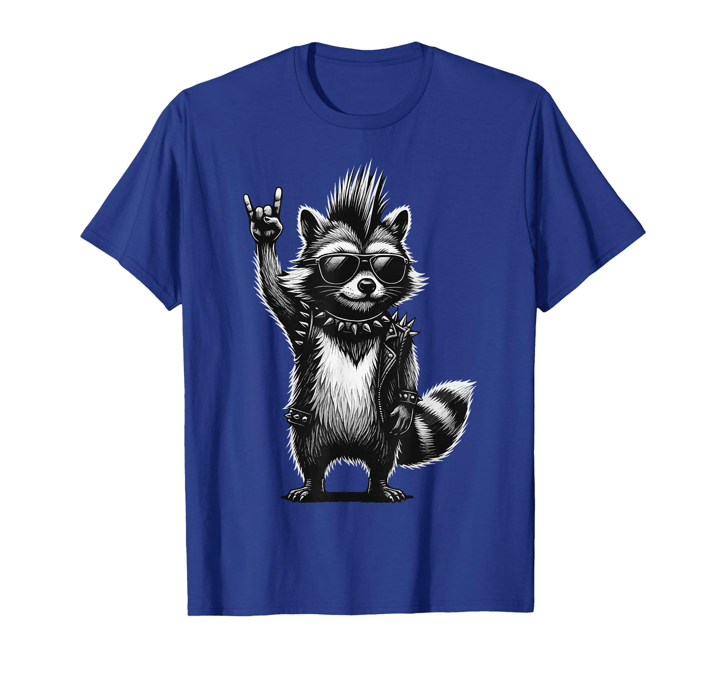 Raccoon Punk Rock Music T-Shirt