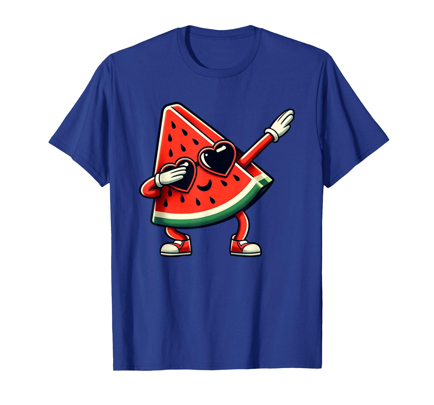 Dabbing Watermelon Kawaii Dab Summer Fruit Melon Lover T-Shirt