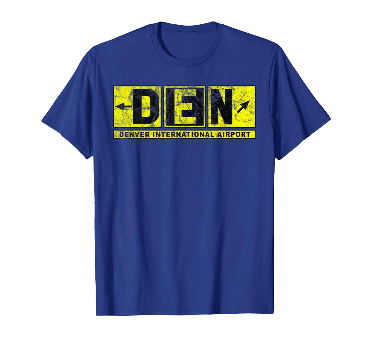 DEN Denver International Airport Taxiway Sign Pilot Vintage T-Shirt