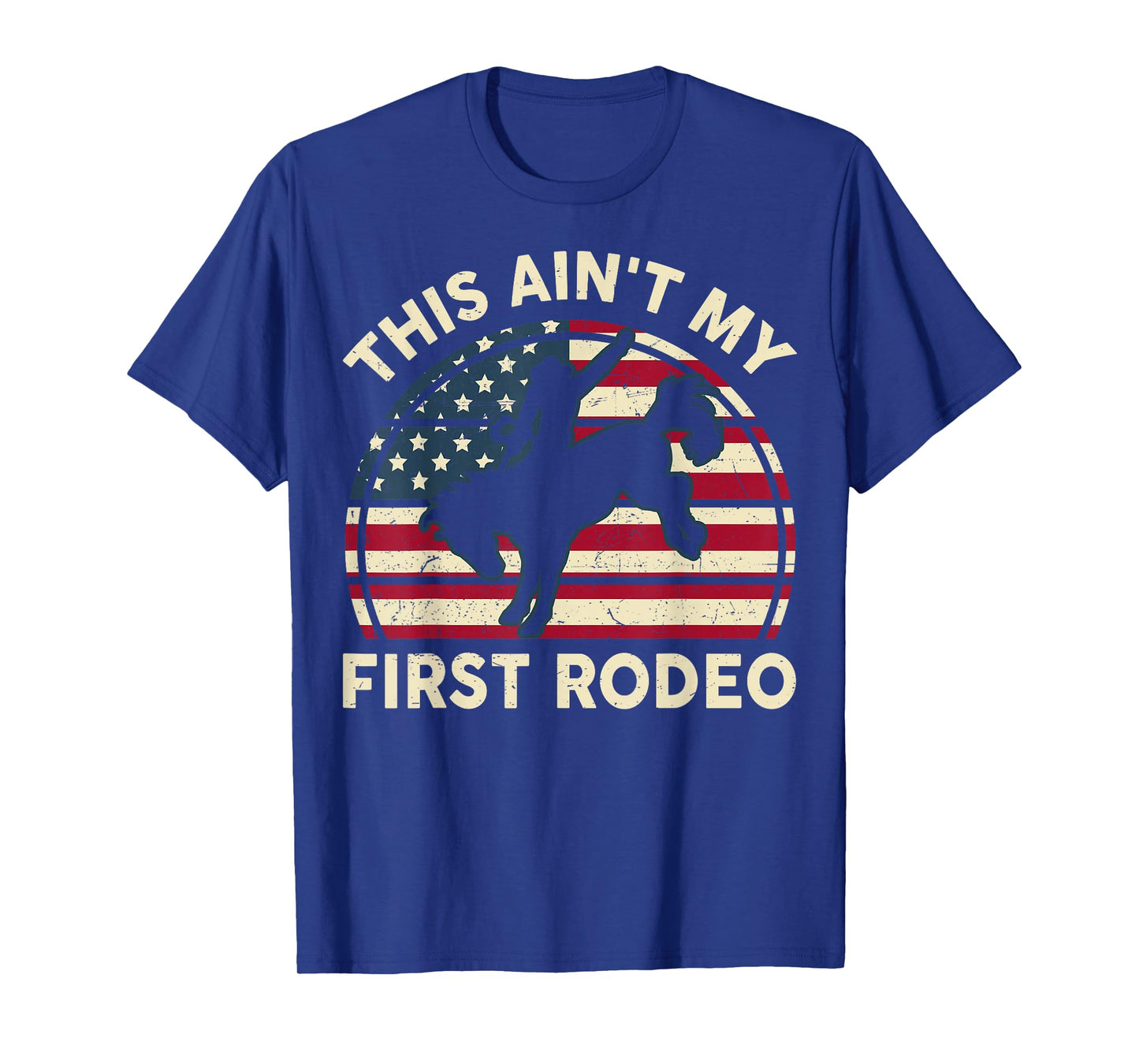 Cowboy This Aint First Rodeo Horseback Riding Funny Western T-Shirt