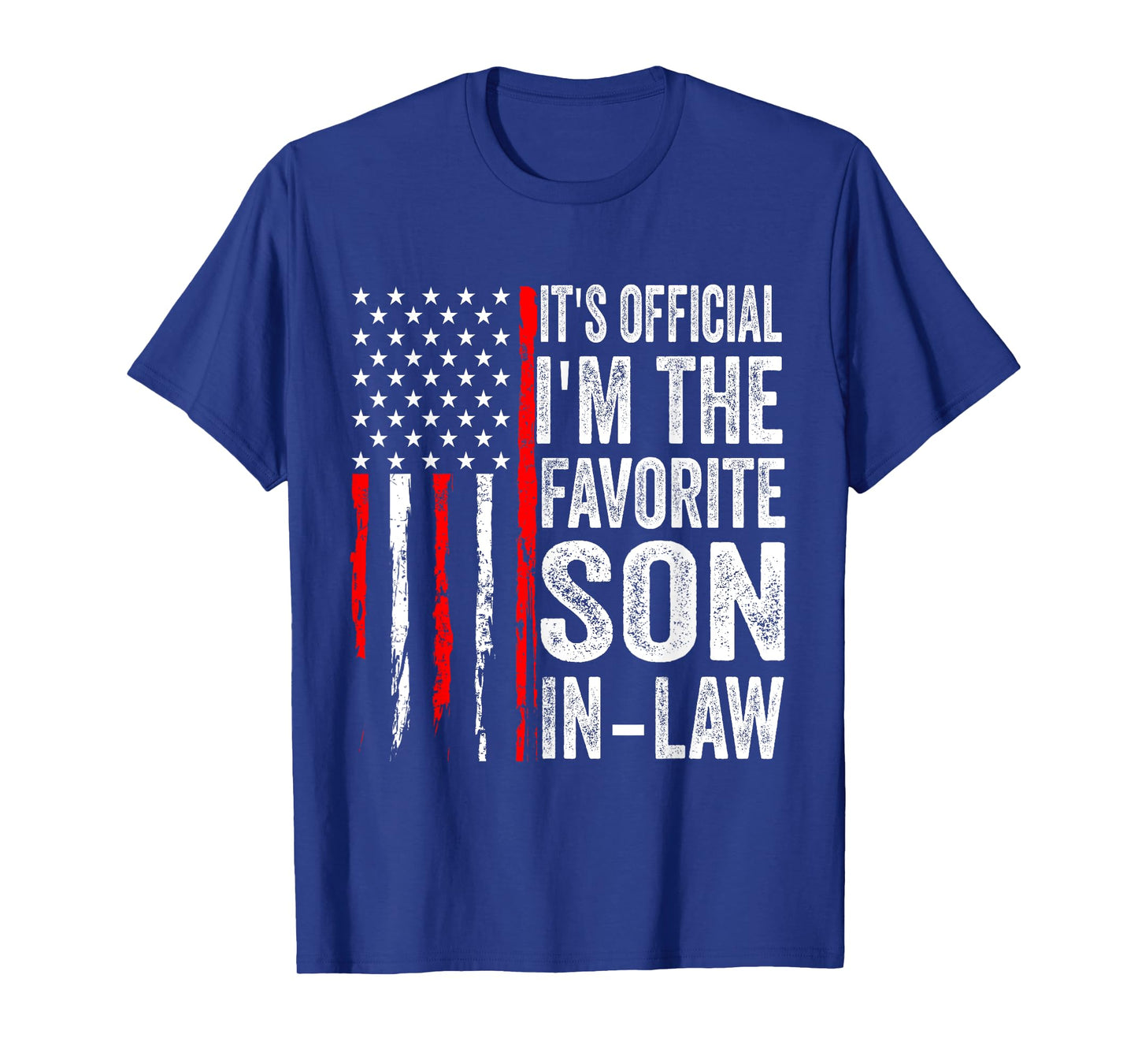 It's Official I'm The Favorite Son-In-Law Funny Vintage T-Shirt