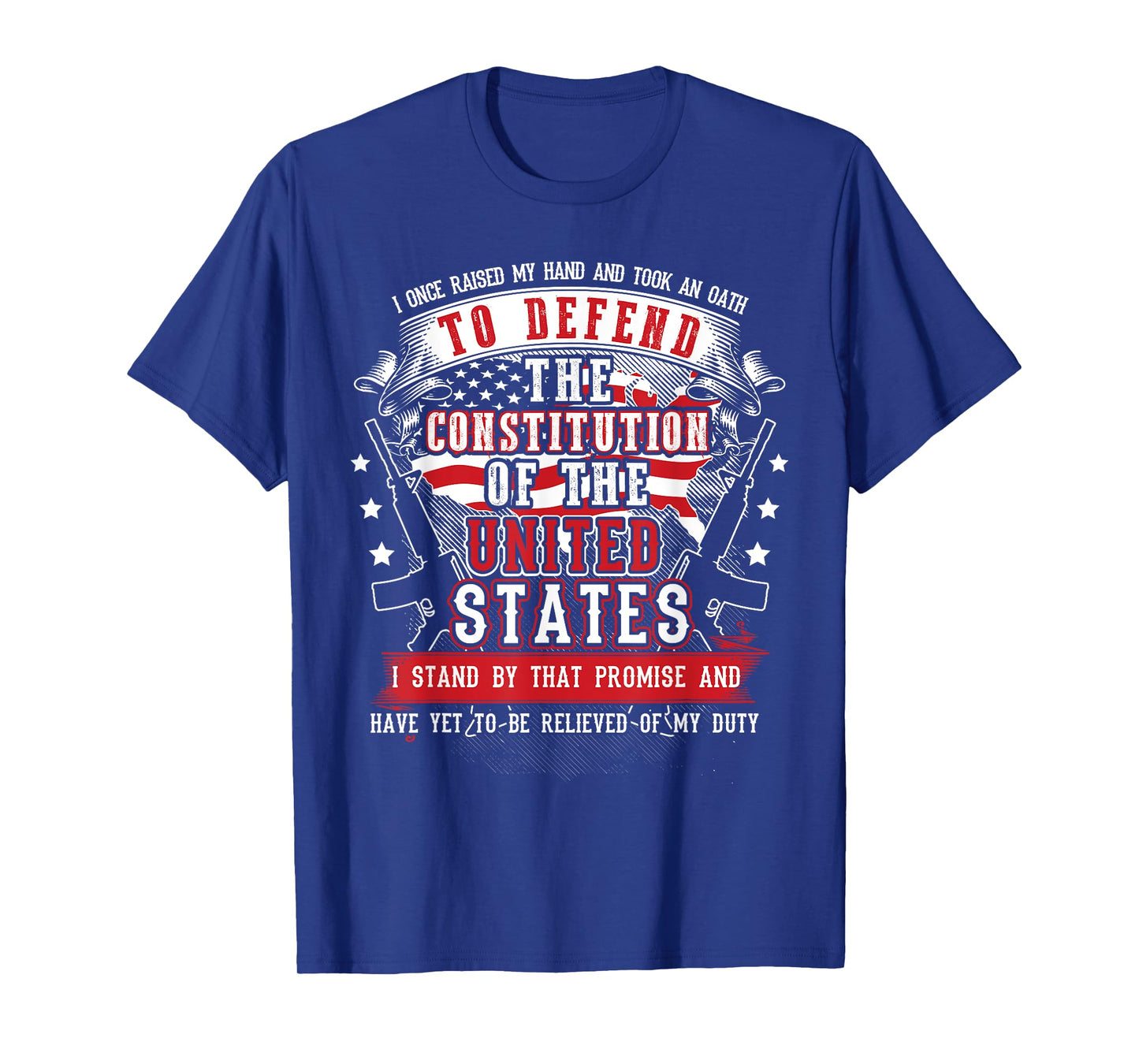 US Military Veteran Oath T-Shirts To Defend The Constitution
