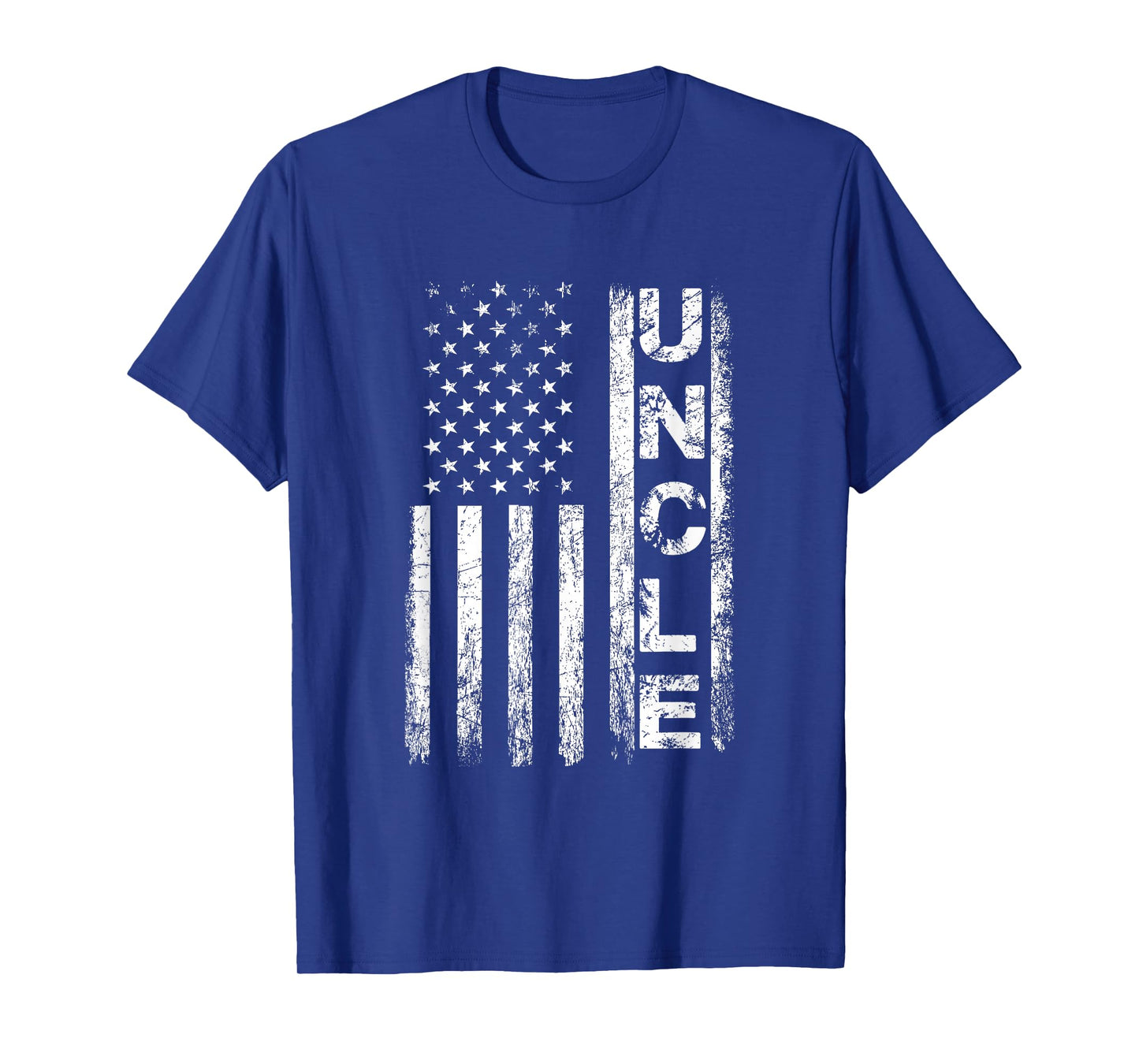 Uncle Vintage American Flag Father's Day 4th of July Uncle T-Shirt
