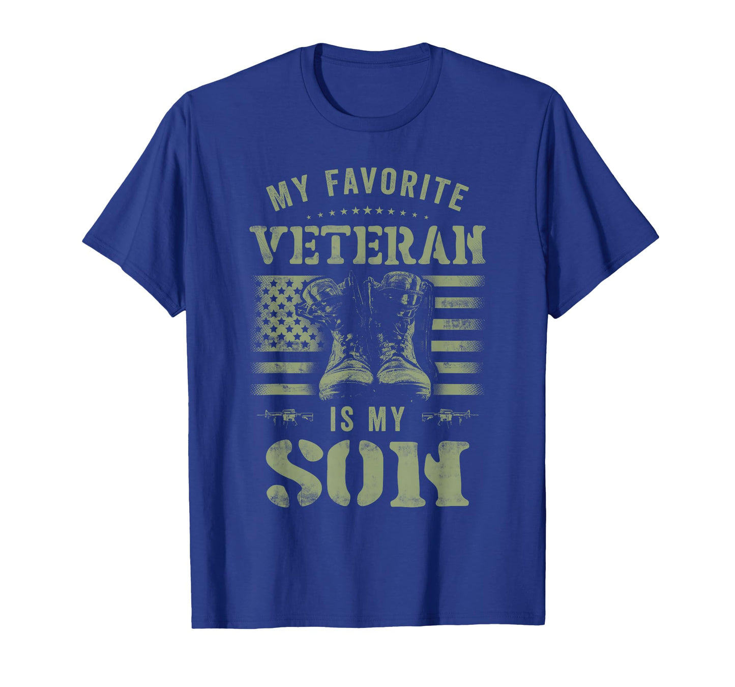 My Favorite Veteran Is My Son Funny Veterans Day T-Shirt