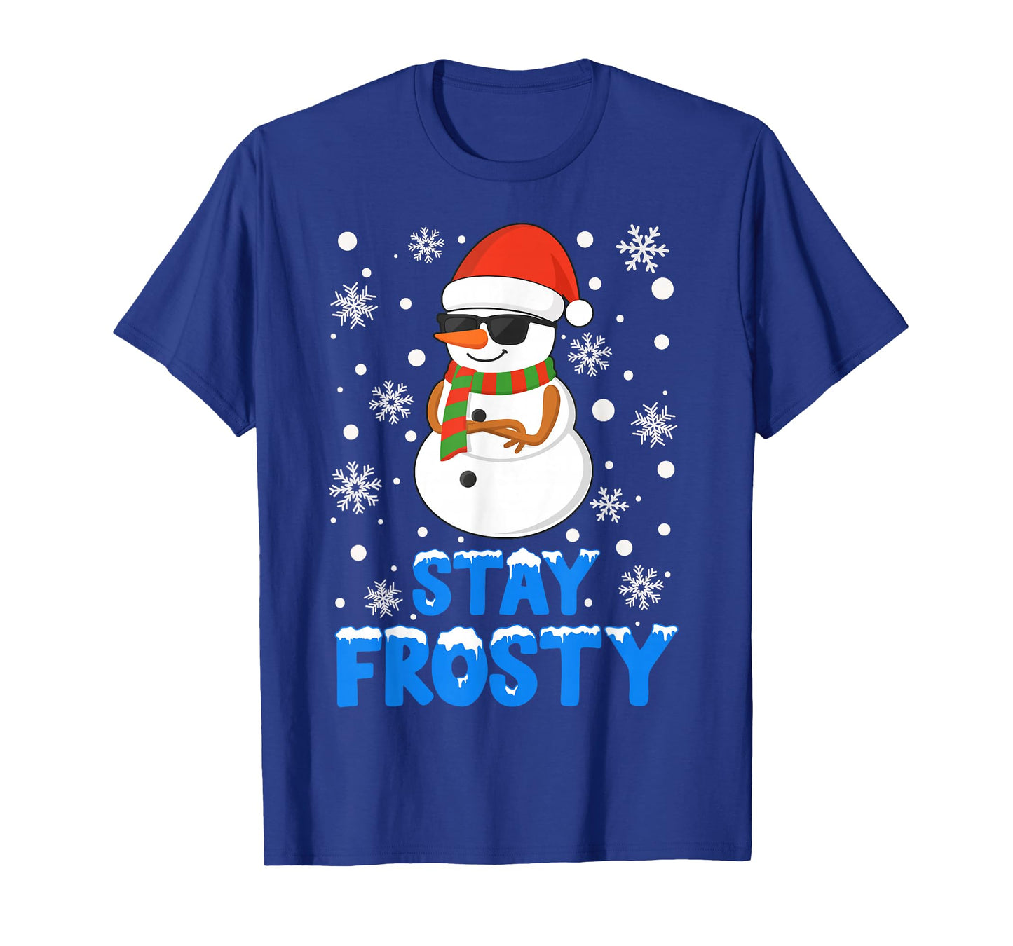 Christmas Tee Funny Frosty Xmas Cool Snowman Women Men Teens T-Shirt