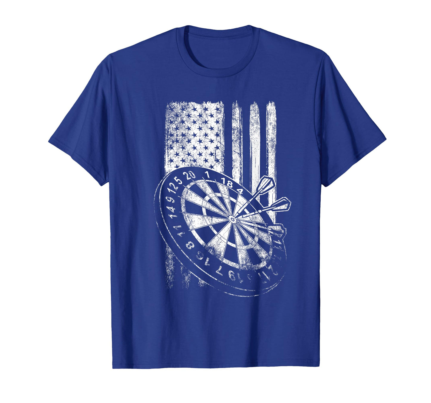 Patriotic US Flag Dartboard Dart Darts Player T-Shirt for Women Men