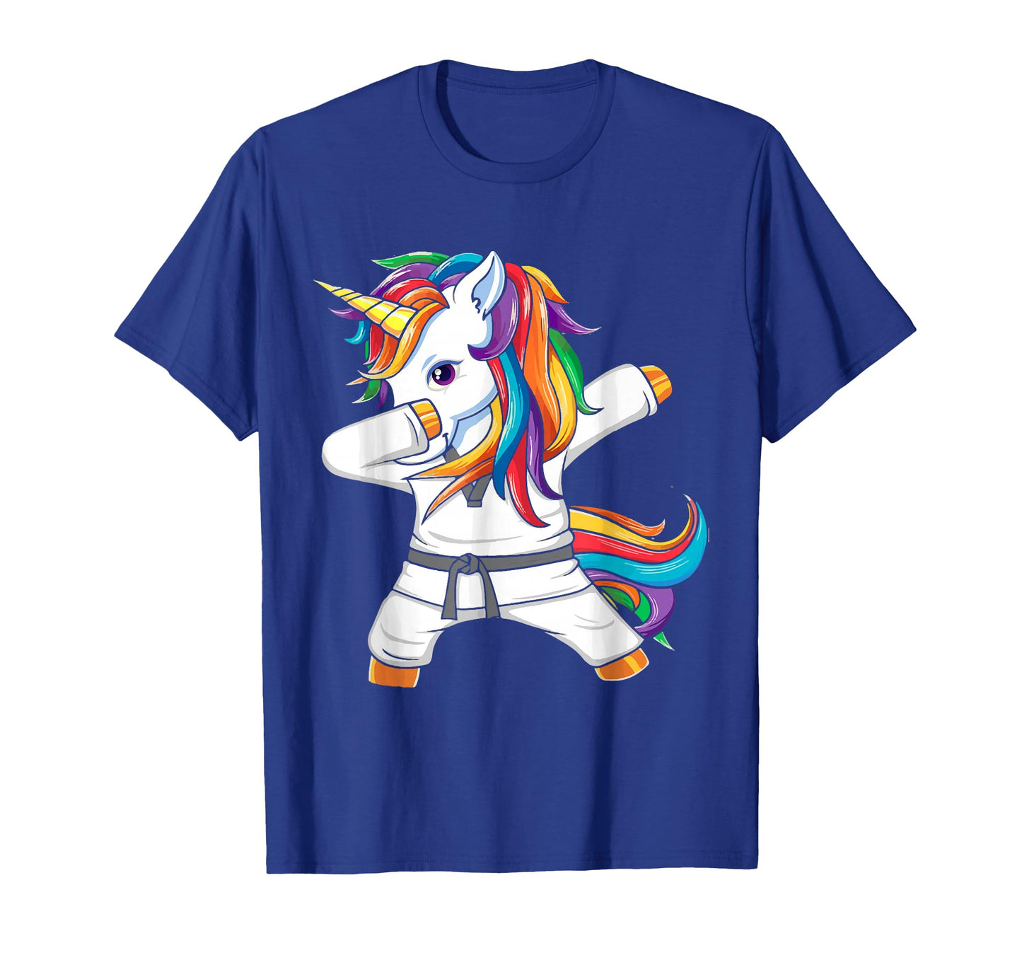 Funny Dabbing Unicorn Brazilian Jiu-Jitsu BJJ Kids Jew Jitsu T-Shirt