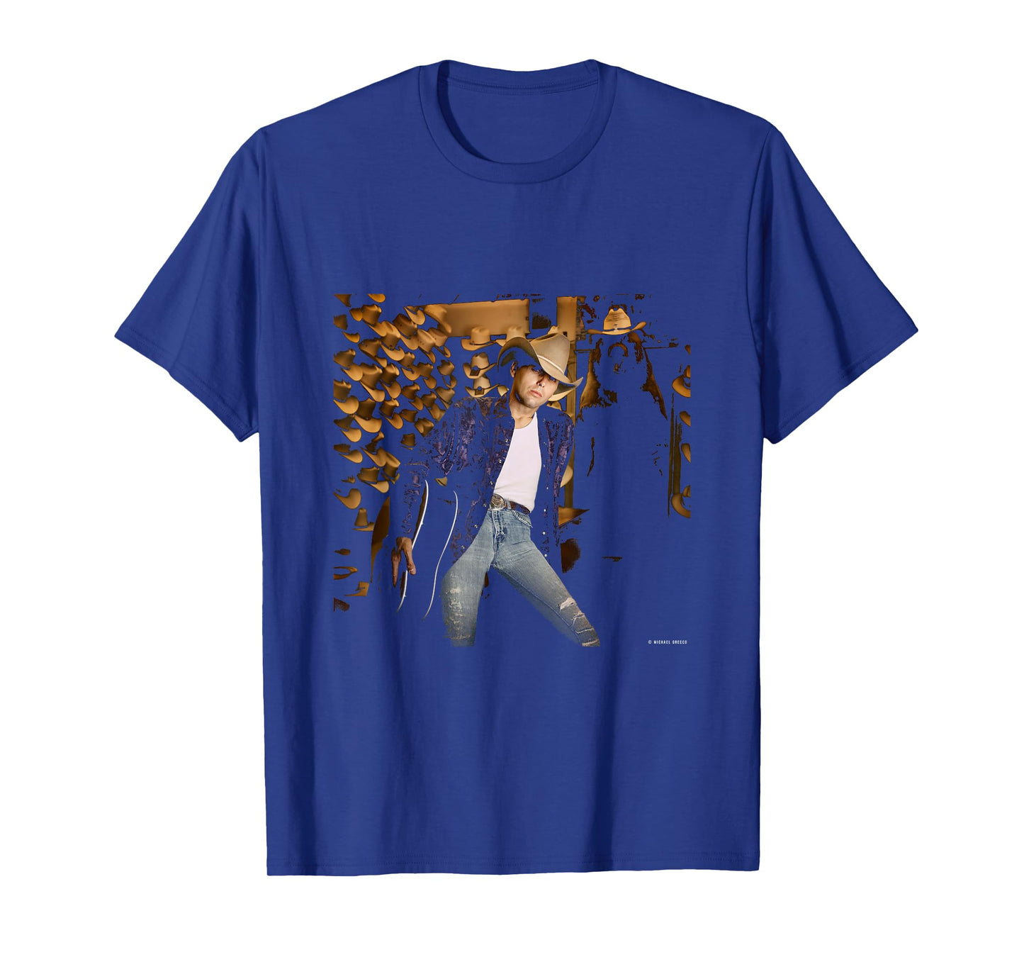 Songwriter Dwight Yoakam A Long Way Home Michael Grecco T-Shirt