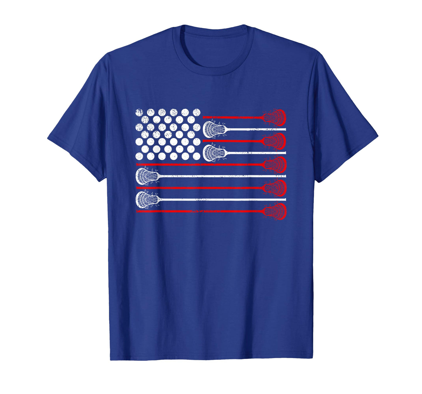 Lacrosse USA Flag Lax T-Shirt