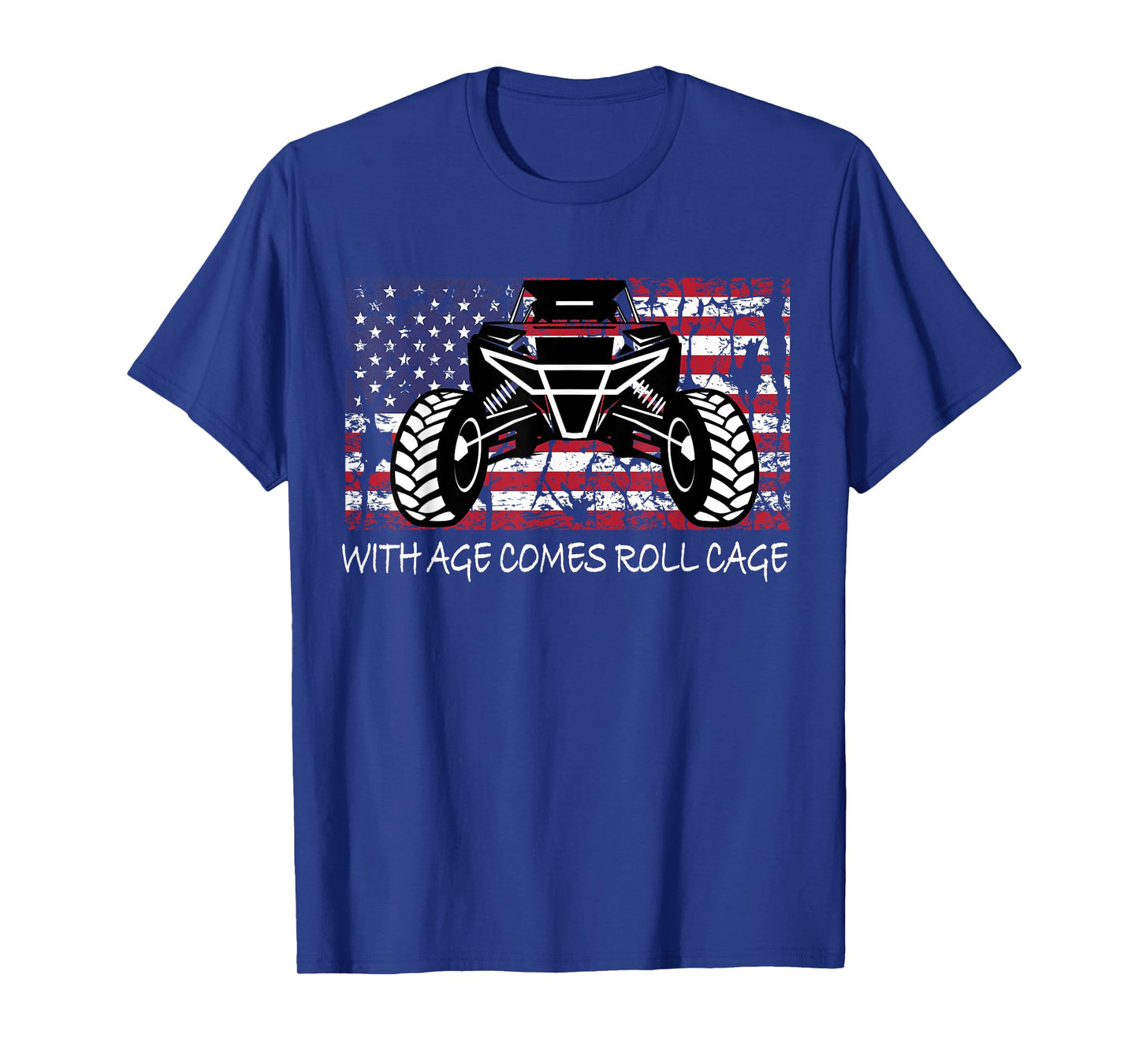 SXS UTV side by side American flag with age come cage T-Shirt