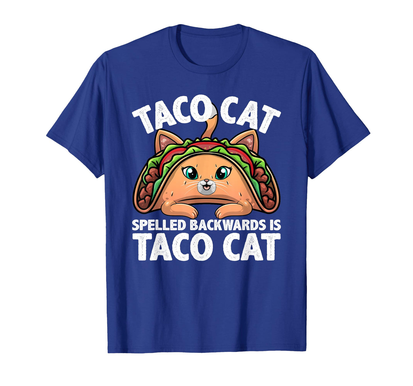 Cute Taco Cat Design For Men Women Kids Taco Mexican Food T-Shirt