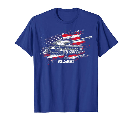 World of Tanks Red, White, and Blue...and a T57 Heavy Tank! T-Shirt