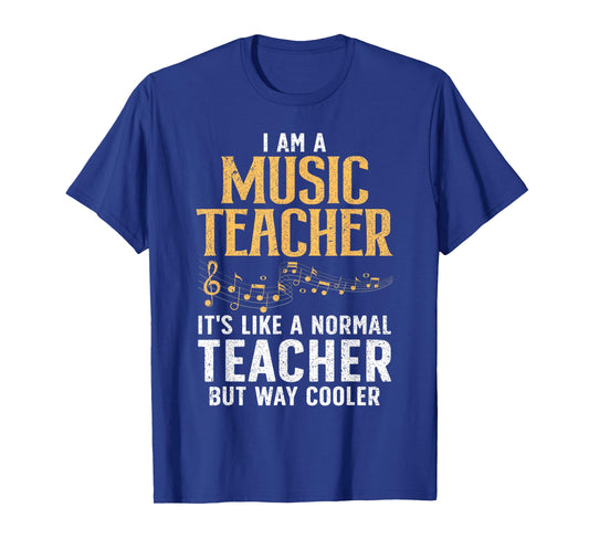 Cool Music Teacher Art for Men Women School Orchestra Coach T-Shirt