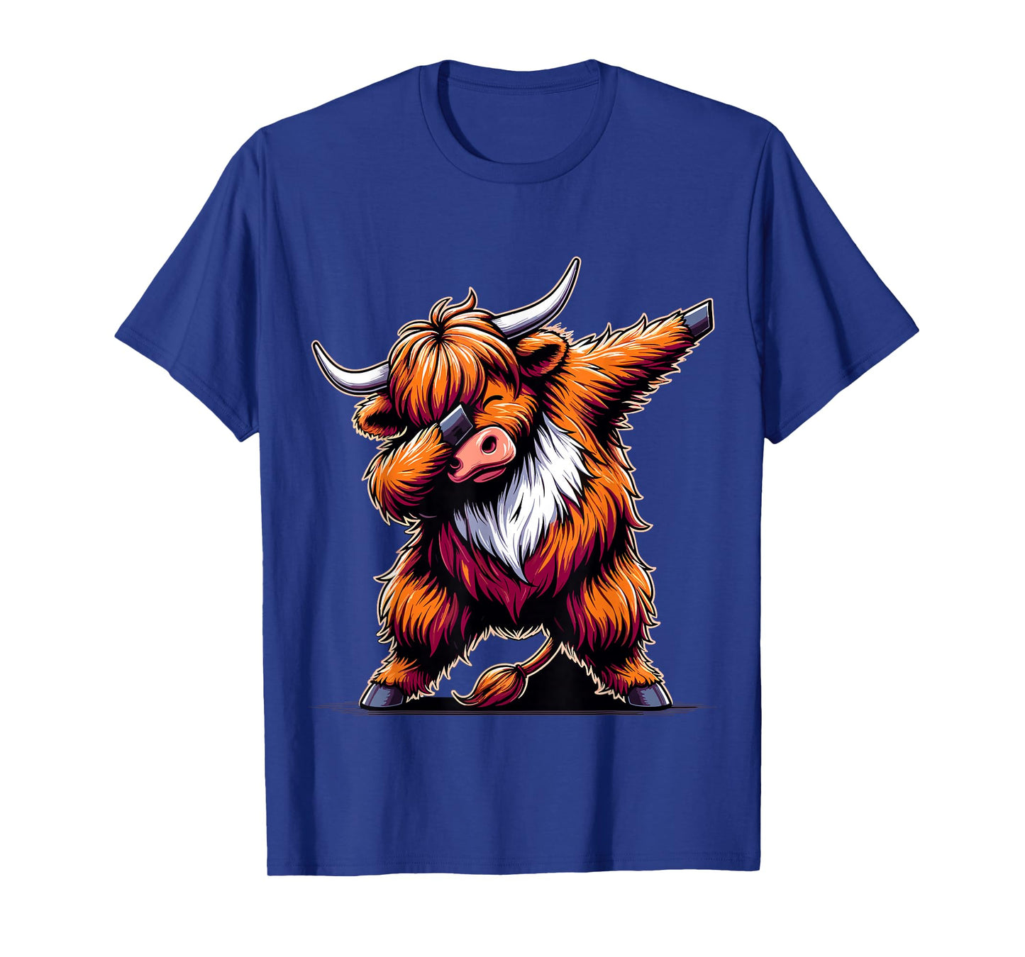 Dabbing Highland Cow Scottish Highland Cattle T-Shirt