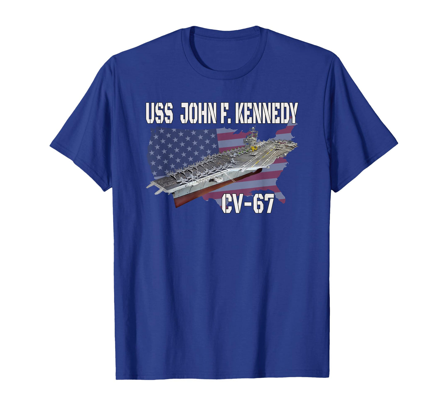 USS John F. Kennedy CV-67 Aircraft Carrier Veterans Day T-Shirt