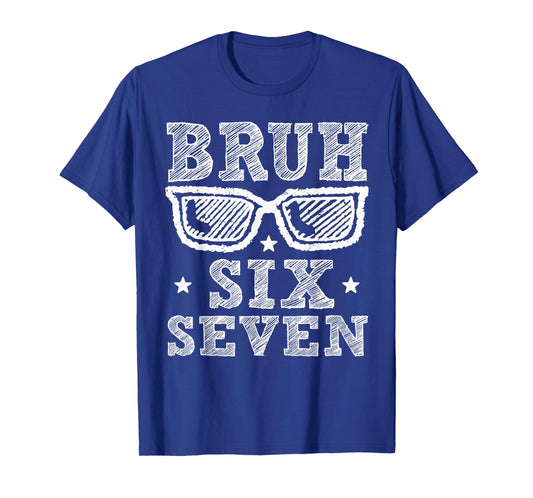 67th Day of School Shirt Six Seven Bruh Teacher Boy Girls T-Shirt