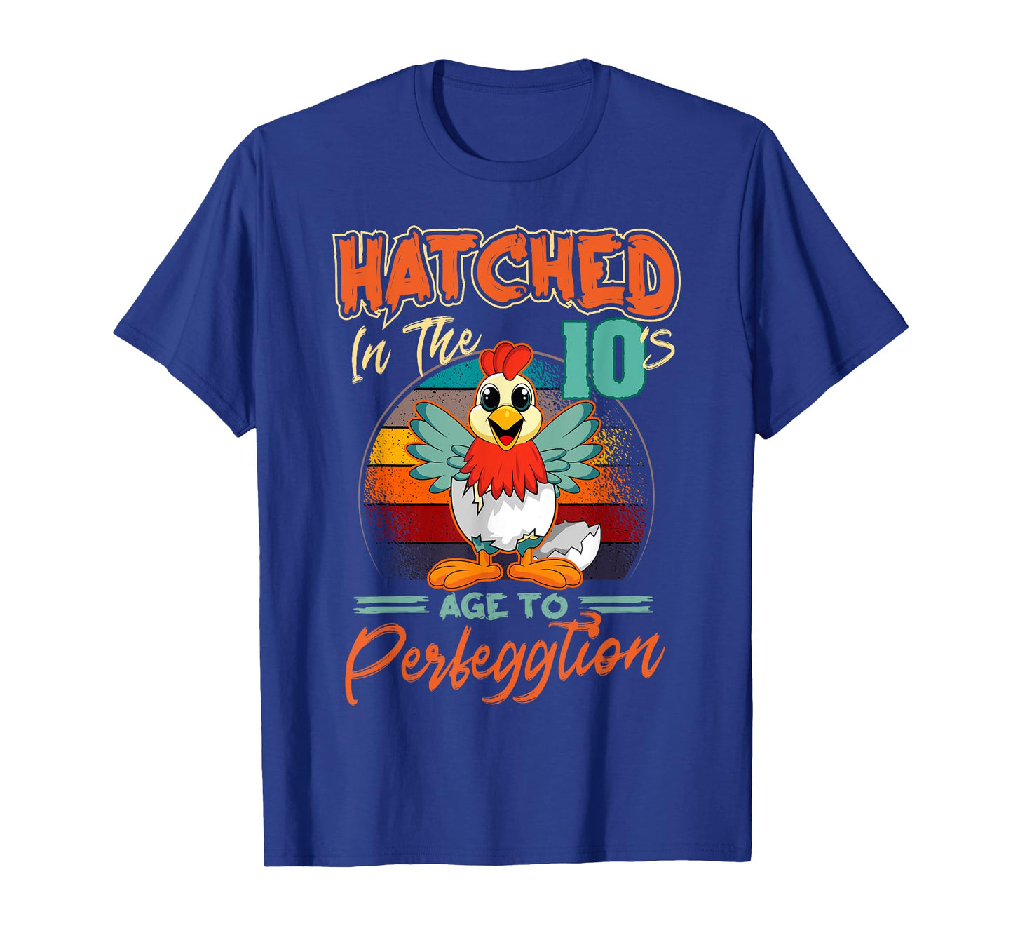 Chicken 10th Birthday Perfeggtion Chick Barnyard Farm Barn T-Shirt