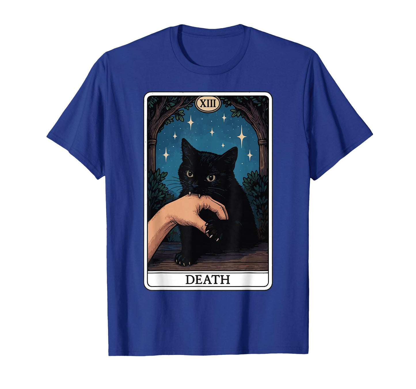 Cat Death Tarot Card T-Shirt