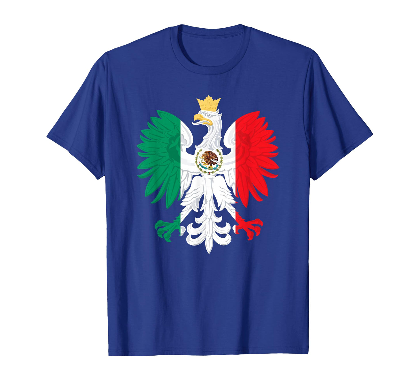 Mexican Polish Flag Eagle Mexico Poland Polska Heritage T-Shirt
