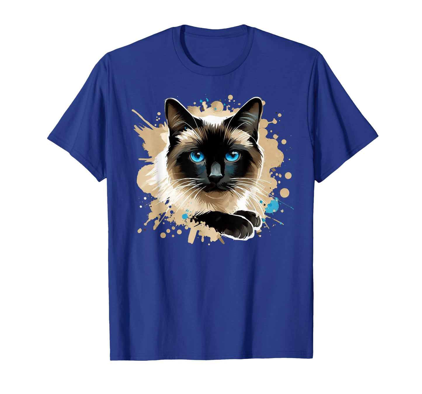 Siamese Cat Graphic Cute Siamese Cat Lover Animal Kitty T-Shirt