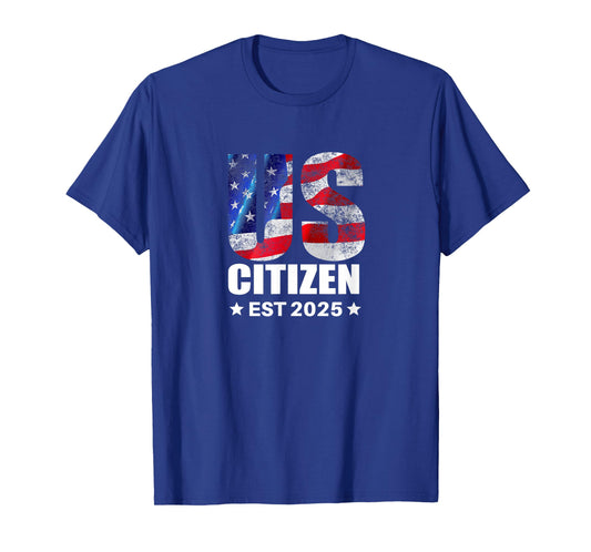 American Flag Proud US Citizen Gifts 2025 T-Shirt