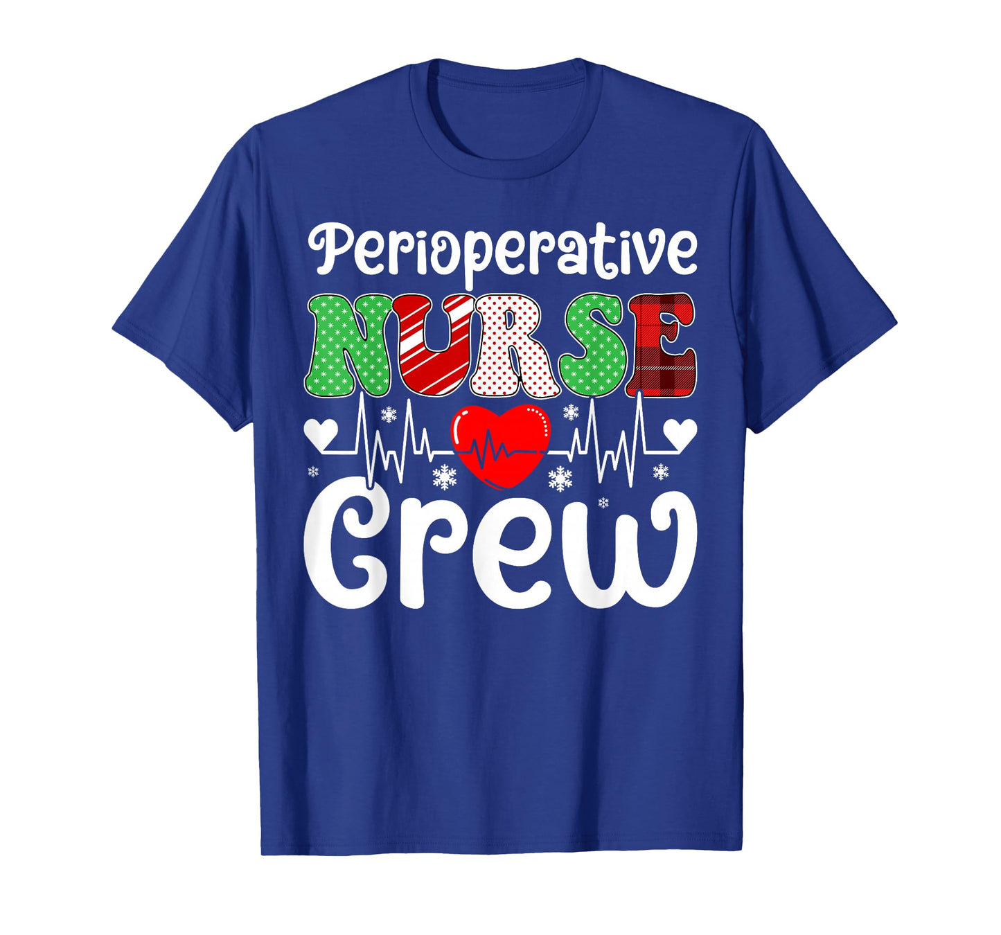 Christmas Squad Nursing Holiday Perioperative Nurse Crew T-Shirt