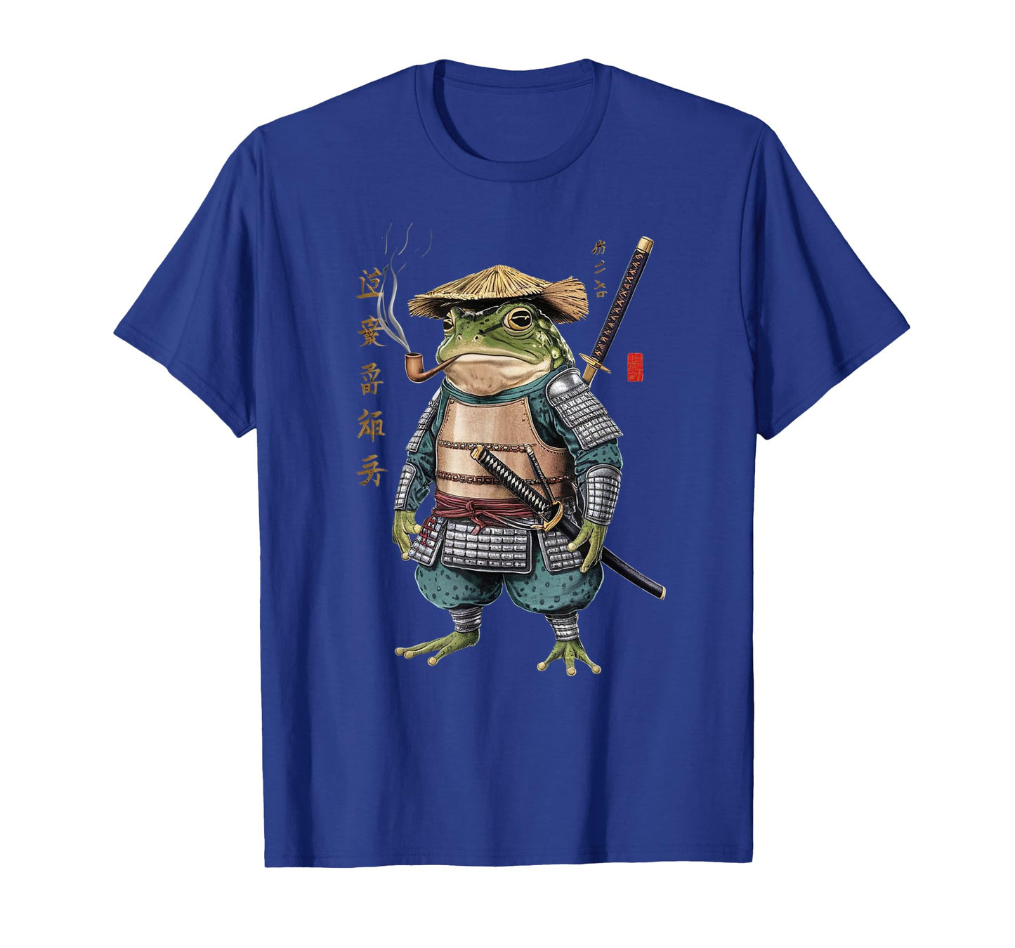 Samurai Frog Ninja Aesthetic Japanese Katana Tokyo T-Shirt