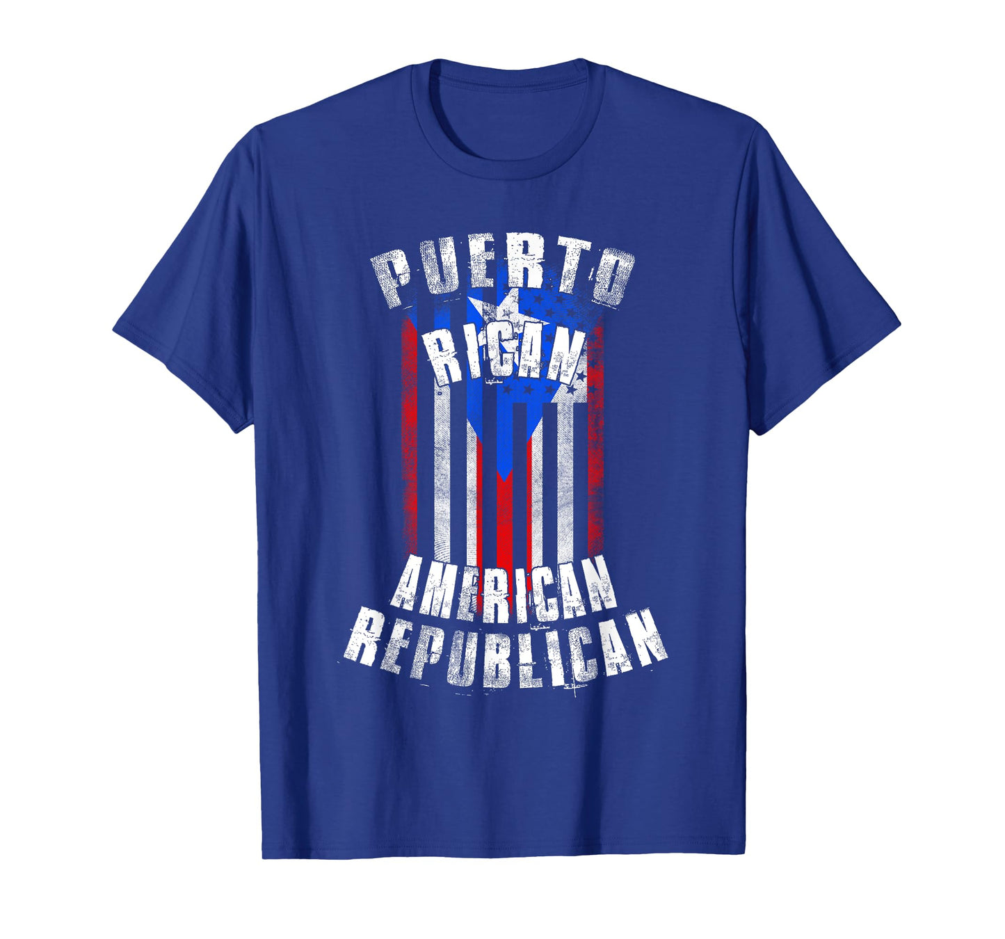 Puerto Rican American Republican - Puerto Rico and USA Flag T-Shirt