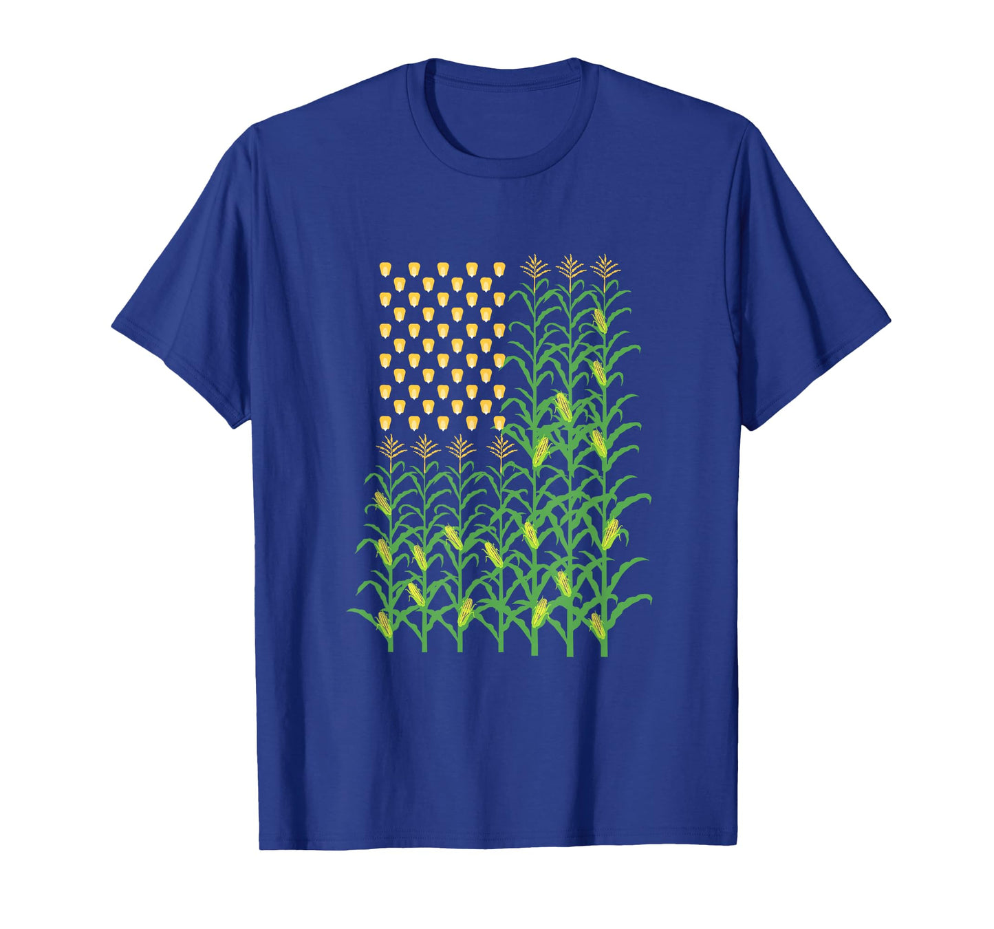 Corn Farmer - American Flag Crop Farmers Farm Farming Gift T-Shirt