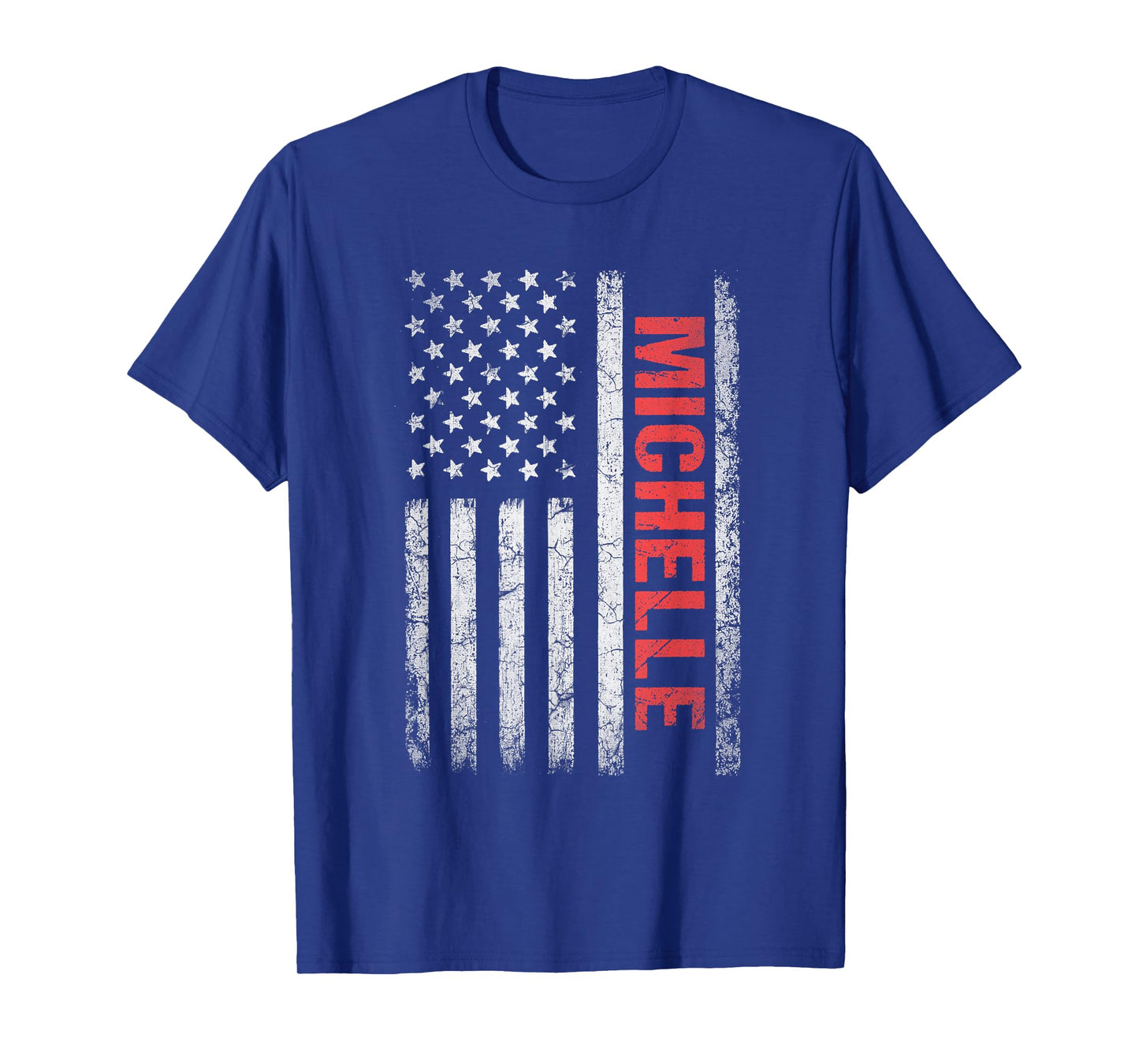 Michelle Name American Flag - Michelle First Name T-Shirt