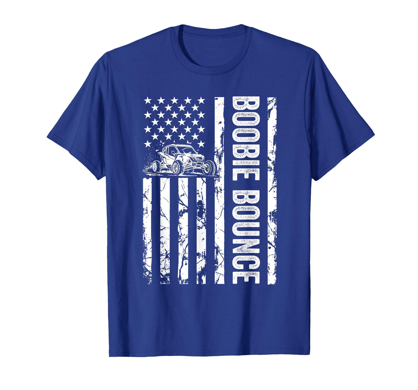 Boobie Bouncer USA Flag Mudding UTV Off Roading Father's Day T-Shirt