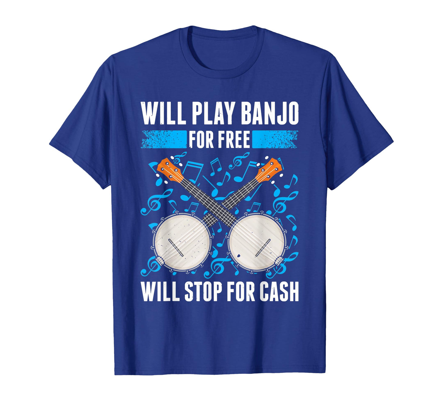 Banjo Playing Banjo Player Banjo Teacher Bluegrass Music T-Shirt