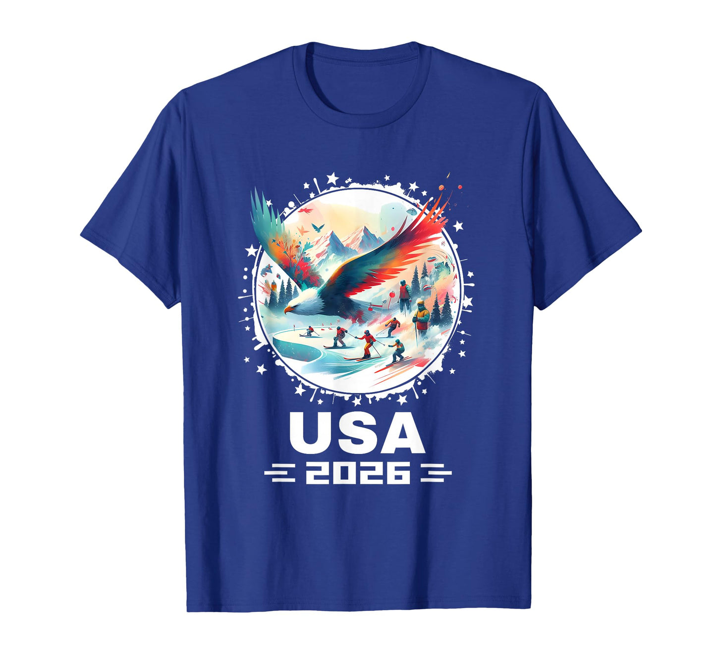 USA 2026 Go United States Winter Sport USA Team 2026 USA T-Shirt