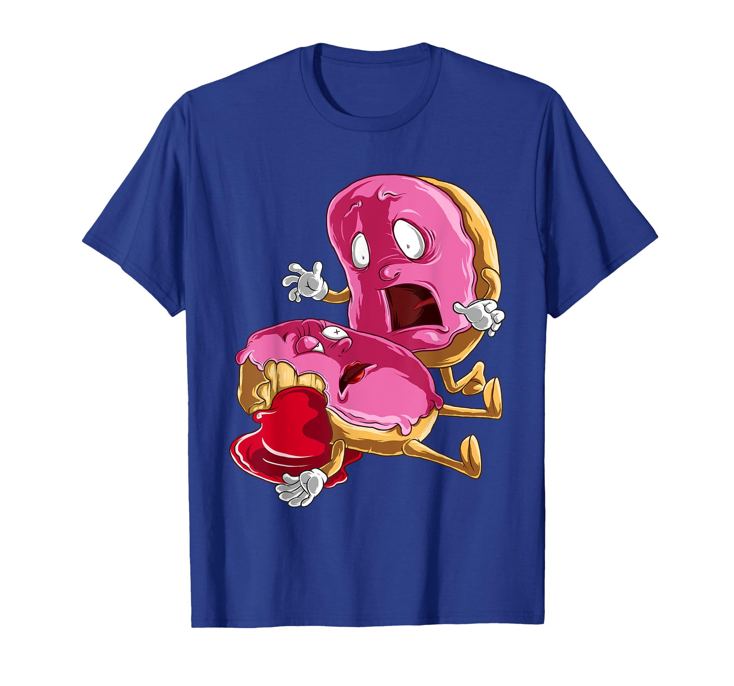 Cool Donut And Donut Blood | Funny Doughnut Filling Fan Gift T-Shirt