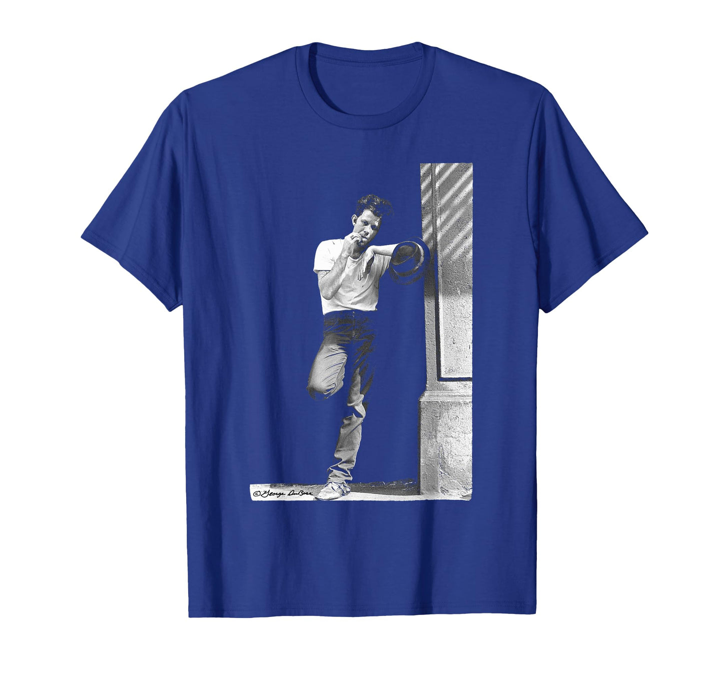 Tom Waits Portrait in Street by George DuBose T-Shirt