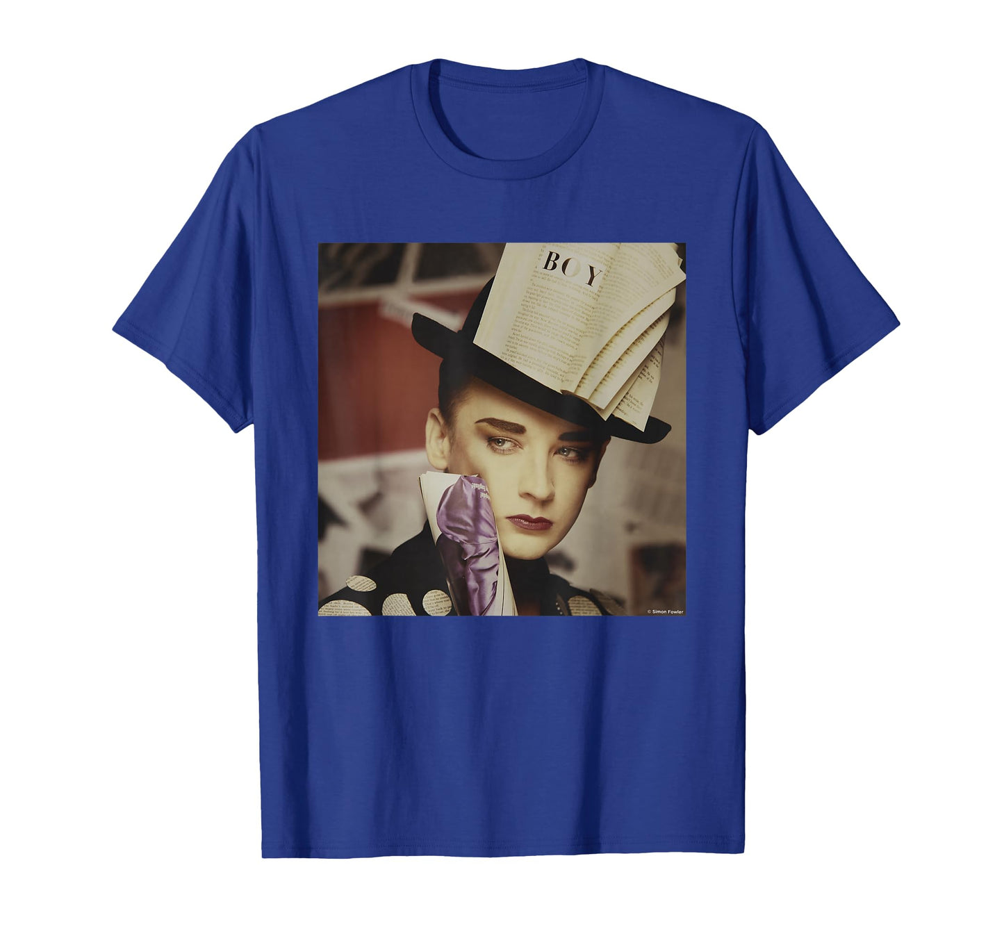 Boy George Book Boy Hat Culture Club By Simon Fowler T-Shirt