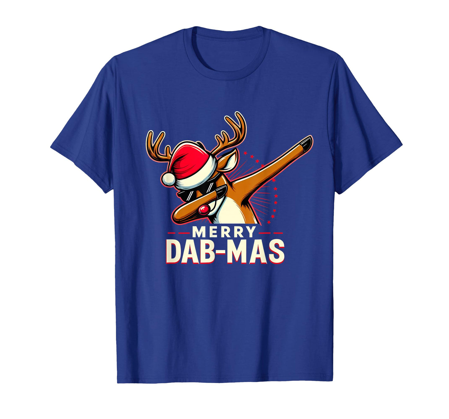 Merry DAB-MAS DABMAS Christmas Dabbing Rudolph Reindeer Xmas T-Shirt