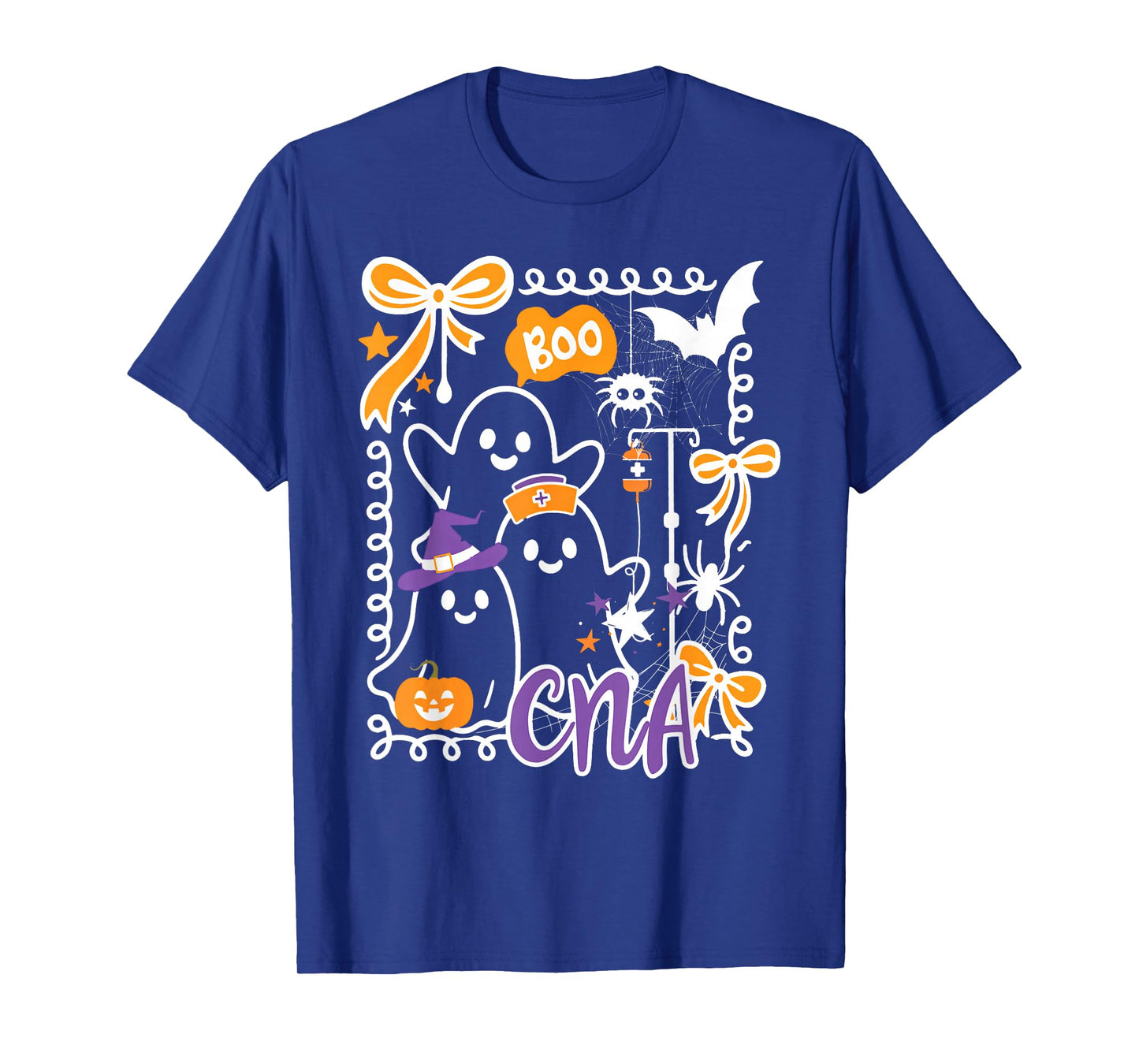 Coquette Halloween CNA Boo Ghost Certified Nursing Assistant T-Shirt