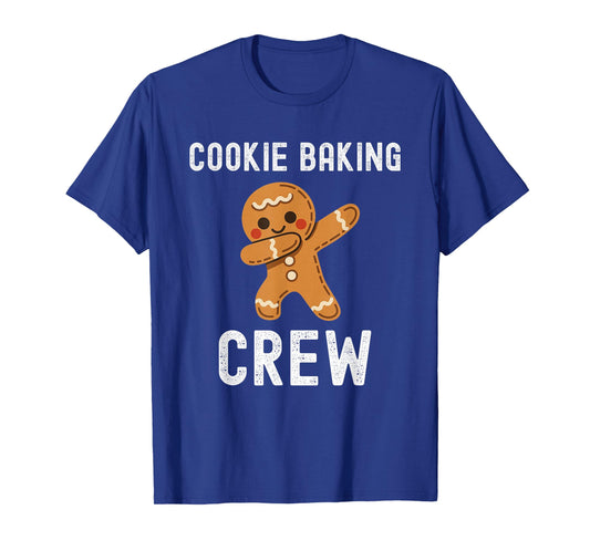 Cookie Baking Crew Gingerbread Man Matching Holiday Baking T-Shirt