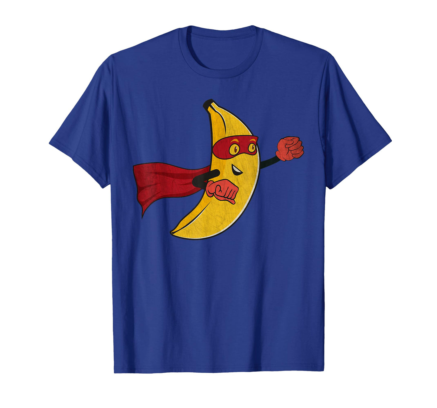 Funny Banana Superhero Cartoon Hero Fruit Avenger Costume T-Shirt
