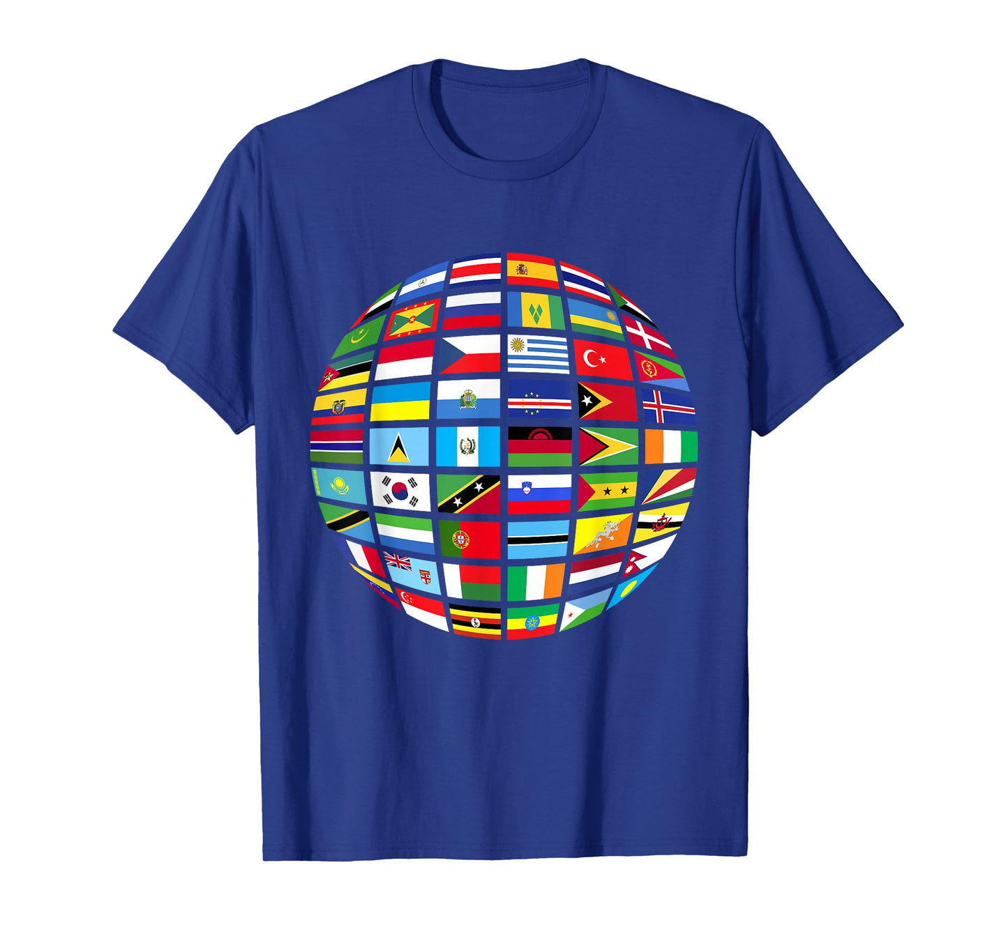 All Countries Flags of The World 287 Flag International T-Shirt
