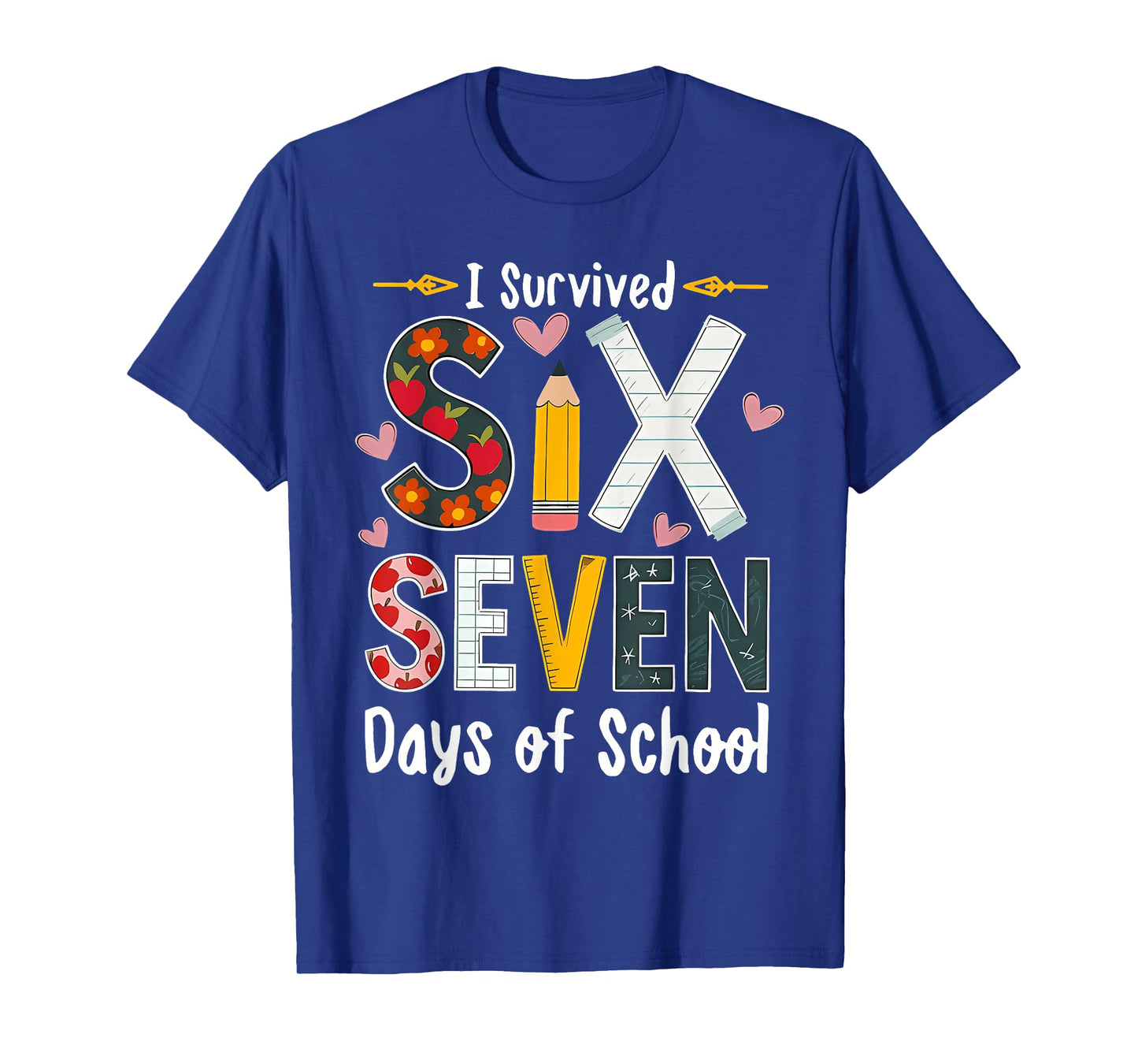 I Survived 67 Days of School Funny 67 Teachers Students Meme T-Shirt